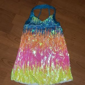 Rainbow dance costume
